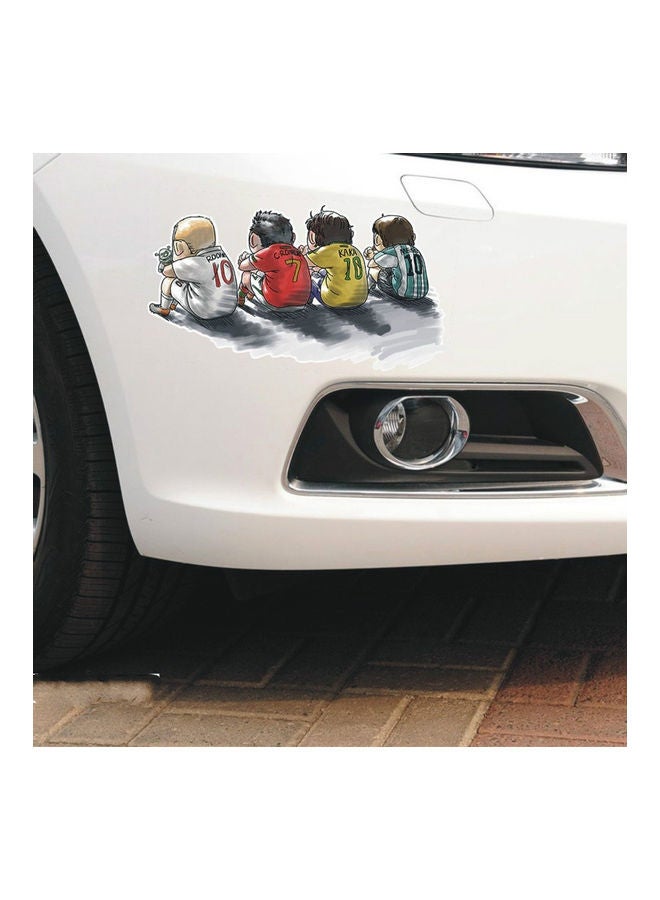 Generic Cartoon Sportsman Back View Sticker  - Image 2