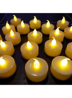 LED Tea Light Candles - Box of 24 Yellow - v1612082853/N44073801A_1