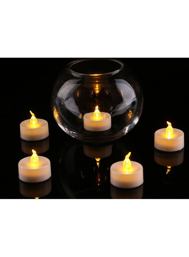 Generic LED Tea Light Candles - Box of 24 Yellow  - Image 3