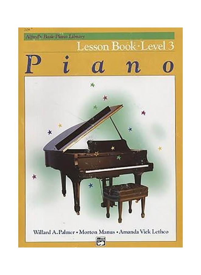 Alfred Piano Course Lesson Book Level 3 paperback english - 30011.0