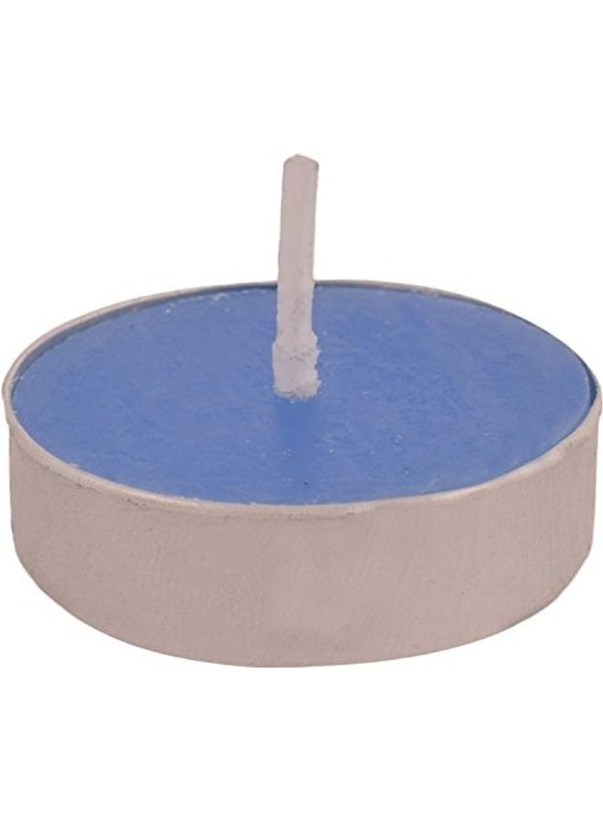 Set of 50 Decorative Wax Tea Light Candles Blue 1.5 ×2cm  - Image 2
