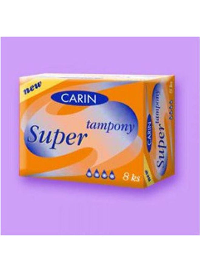 CARIN Lady Super Tampony 8 Ks White