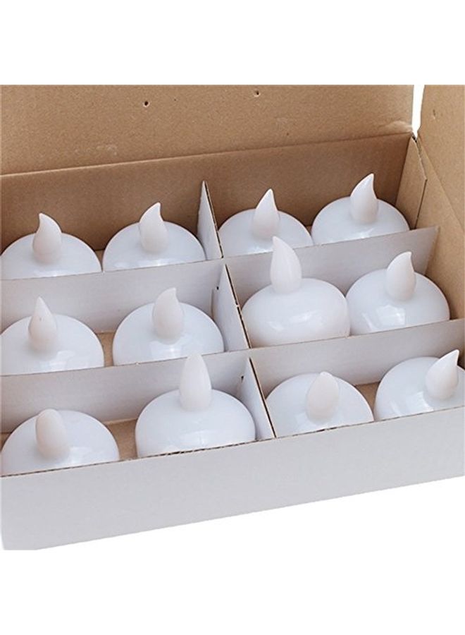 Water Proof and Fire Less Electric Candle LED Tea Light White