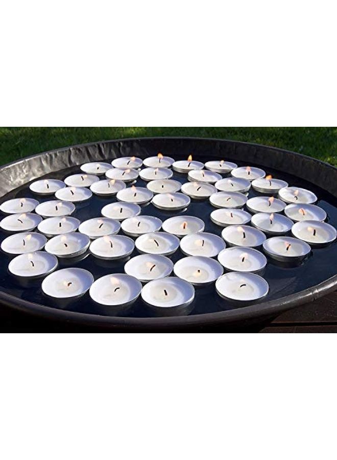 Generic 100-Piece Tealight Candle White  - Image 2
