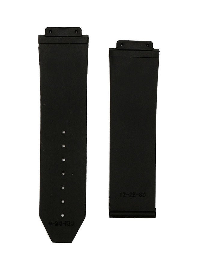 Generic - Hublot Big Bang's Replacement Strap Black/Silver - Image 1