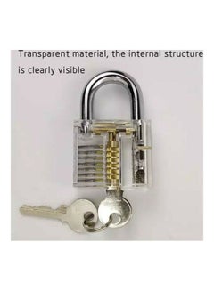 20-Piece Padlock Key Training Set Clear/Gold/Silver 15x5x13cm - v1612086359/N44079137A_2