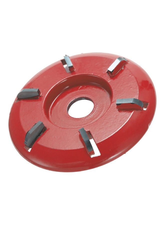 Generic - Six-Tooth Electric Woodcarving Disc Cutter Red/Silver - Image 1