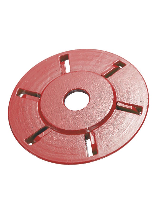 Generic - Six-Tooth Electric Woodcarving Disc Cutter Red/Silver - Image 1