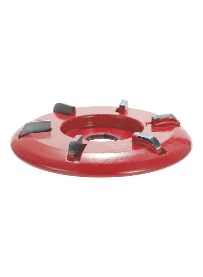Generic - Six-Tooth Electric Woodcarving Disc Cutter Red/Silver - Image 1