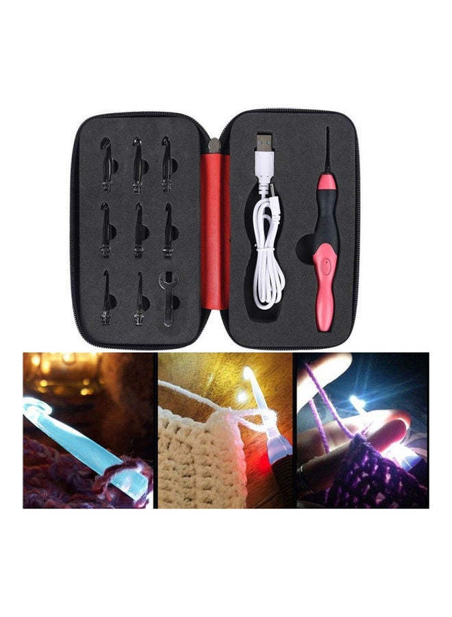 9-In-1 Knitting Machine Set Pink/Black  - Image 4