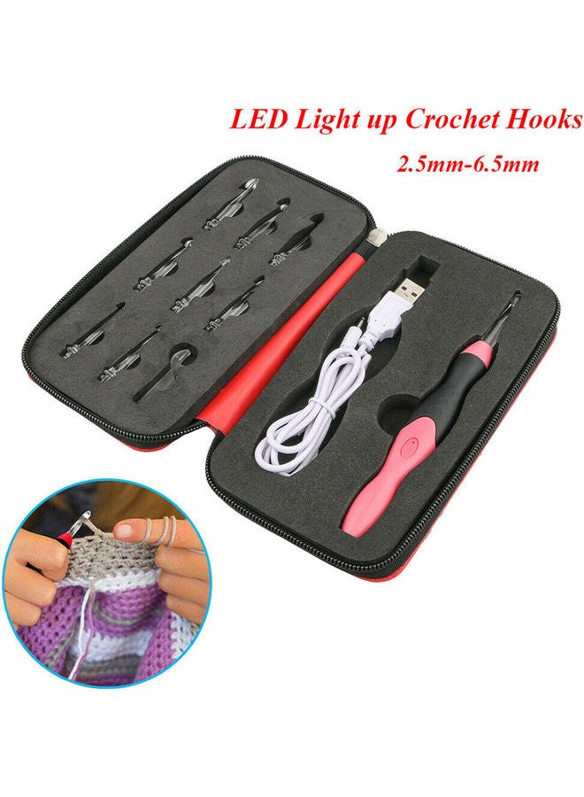9-In-1 Knitting Machine Set Pink/Black  - Image 5