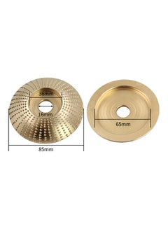 Generic Carving Woodworking Angle Grinding Wheel Rotating Tool Gold  - Image 4