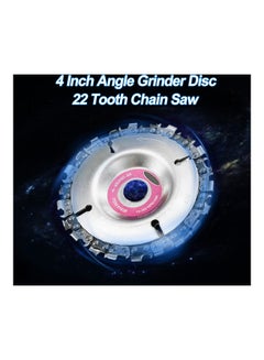 Generic Angle Grinder Disc Silver/Blue  - Image 3