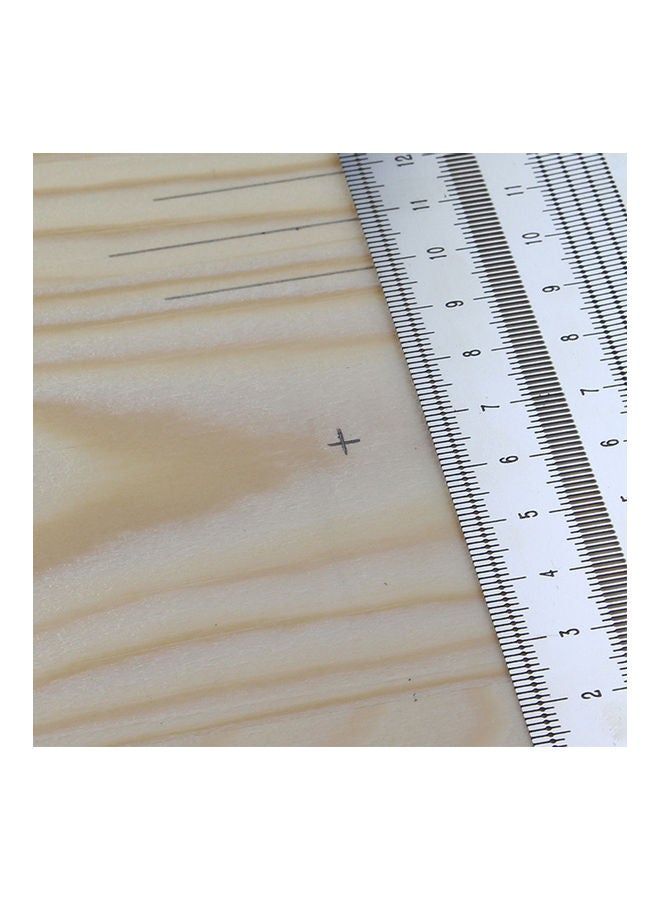 Carpenter's Measuring Tool And Mechanical Pencil Silver  - Image 2