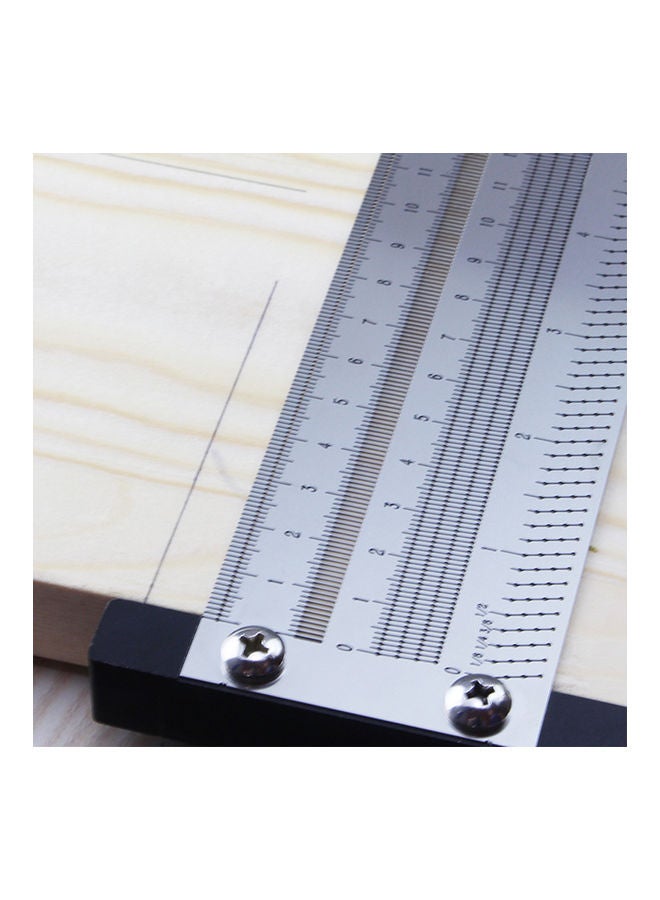 Carpenter's Measuring Tool And Mechanical Pencil Silver  - Image 3