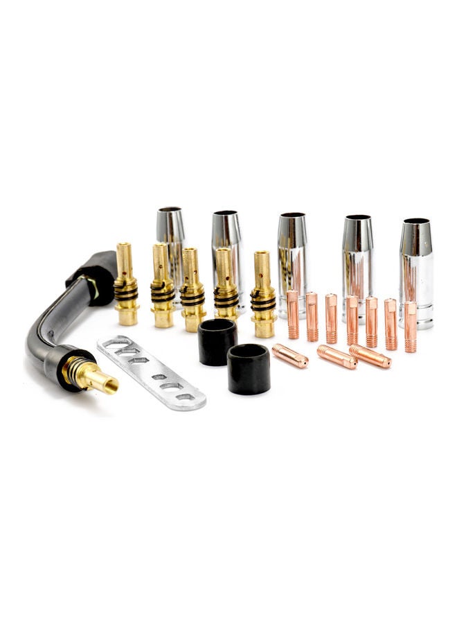 Generic 24-Piece Mig Welding Machine Tools With Electrode Cover Multicolour  - Image 1