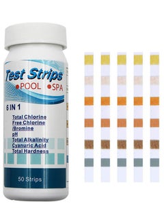 50-Piece Chlorine pH Test Strips White - v1612087871/N44079104A_1