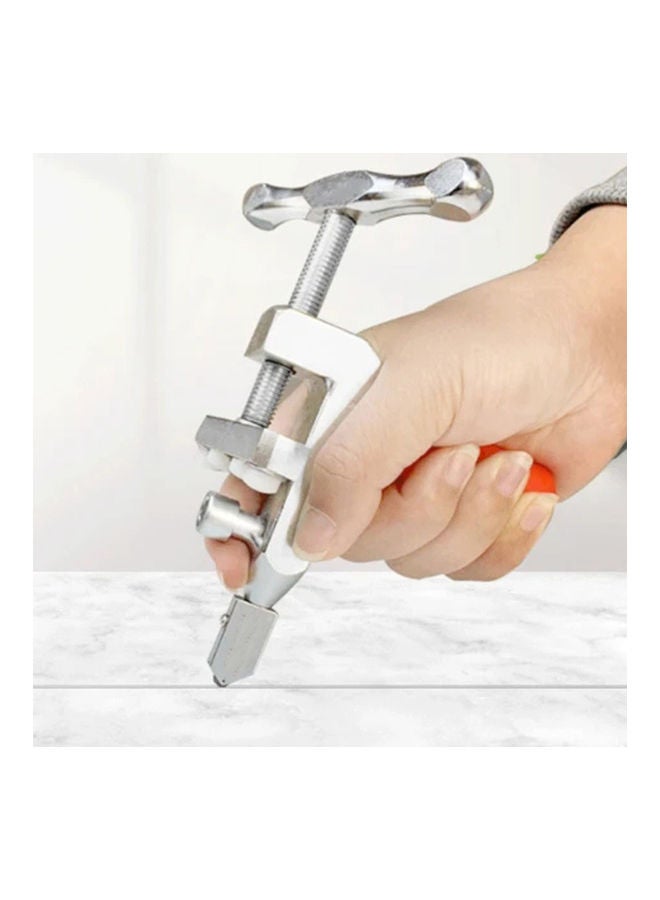 فتاحة زجاجات يدوية محمولة  مصنوعة من الزجاج فضي / أحمر - Image 2