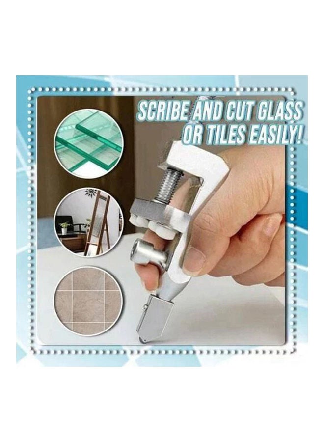 فتاحة زجاجات يدوية محمولة  مصنوعة من الزجاج فضي / أحمر - Image 5