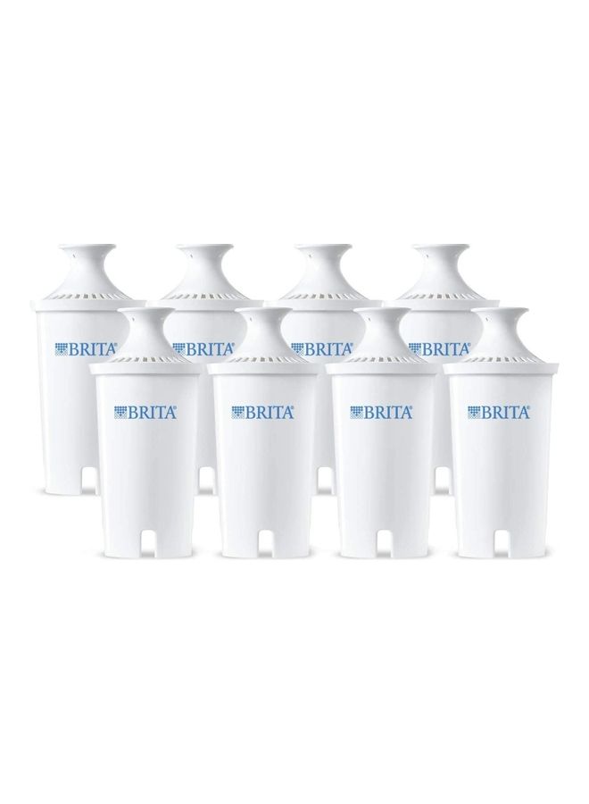 BRITA - 8-Piece Pitcher Replacement Filters White 8inch - Image 1