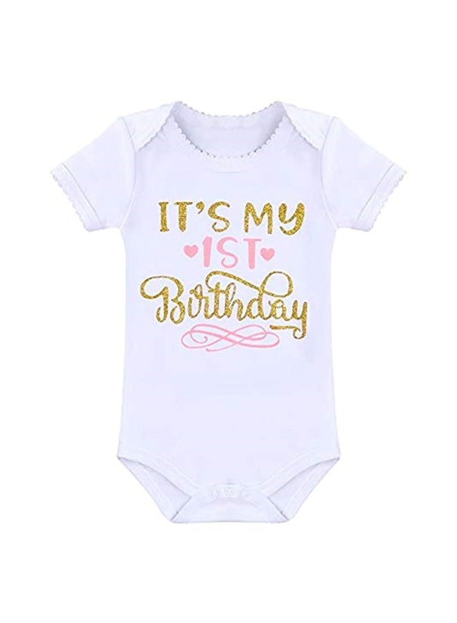First Birthday Party Baby Girl Dress Pink  - Image 2