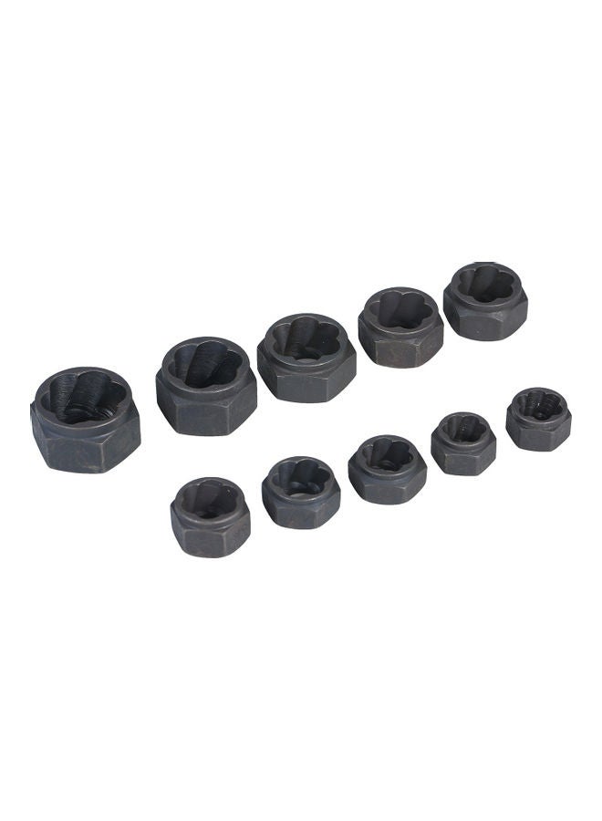 11-Pieces Of Impact Bolt Nut Remover Set black 15.00*3.00*10.00cm - Image 4
