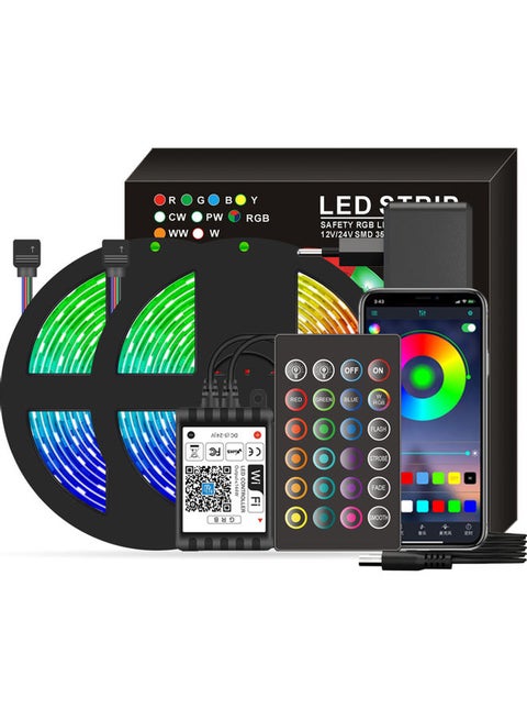 Smart LED RGB Strip Lights Multicolour 10meter