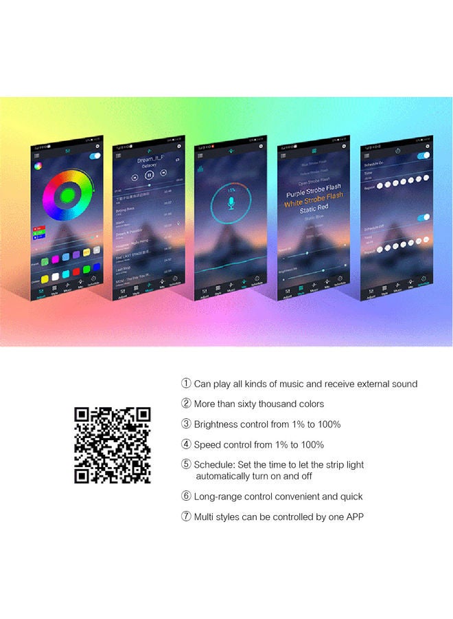 Generic - Smart LED RGB Strip Lights Multicolour 20meter - Image 1