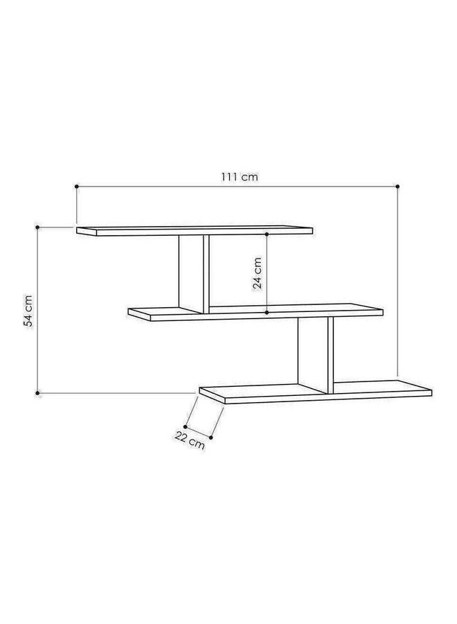 ريترو حامل تلفزيون لأجهزة تلفزيون تصل إلى 50 بوصة أبيض 120X42X40سم - Image 3