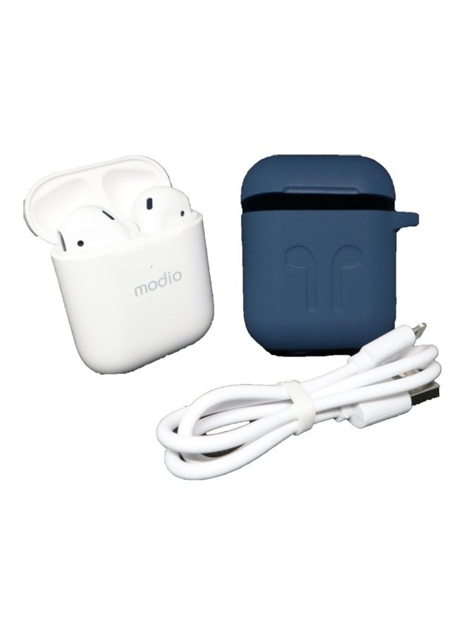 موديو سماعات أذن مع علبة شحن أبيض - Image 2