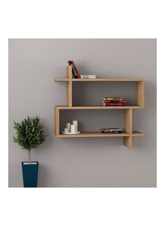 Retro Modern Wall Shelf Natural 70X65.5X22  - Image 2