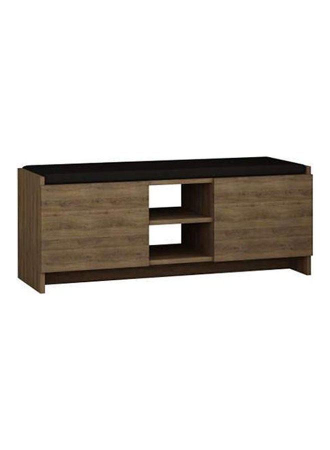 Retro 8-Pair Shoe Storage Cabinet Wooden 110X43X37cm - Image 1