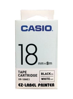 CASIO Tape Cassette Black On White  - Image 1