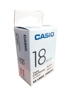 CASIO Tape Cassette Black On White  - Image 2