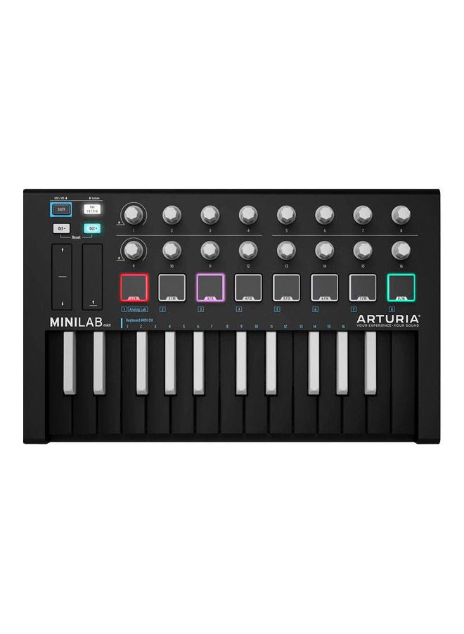 MiniLab Mk II Inverted Portable USB-MIDI Controller