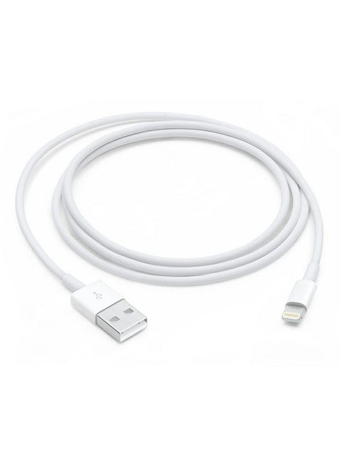 Lightning To USB Data Cable For Apple Mobiles White