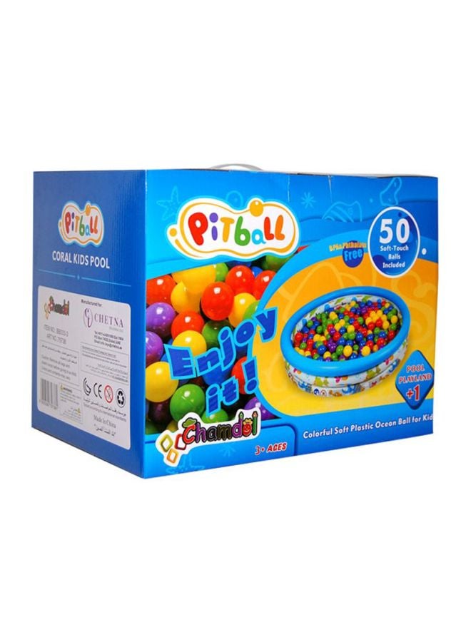 شامدول طقم كرات بيتبول مكون من 50 قطعة - Image 2