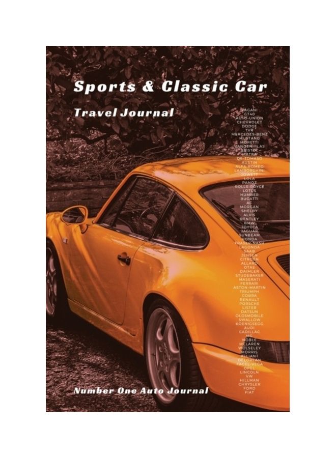 Sports And Classic Car Travel Journal paperback english 