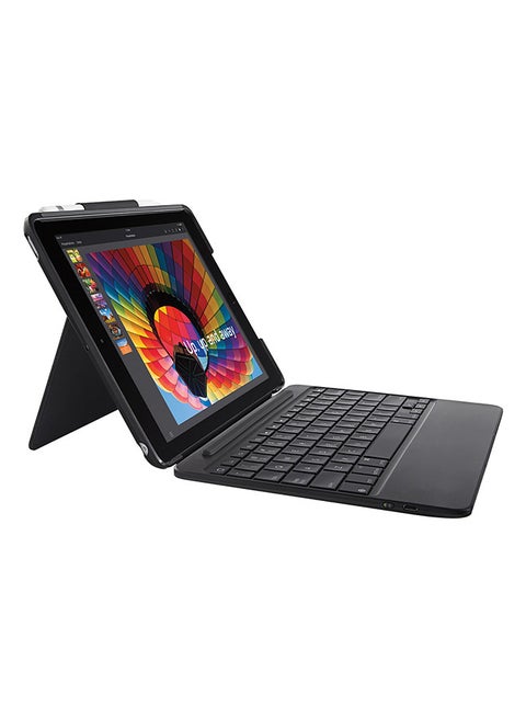 Slim Combo Keyboard And Folio Case For Apple iPad Air Black