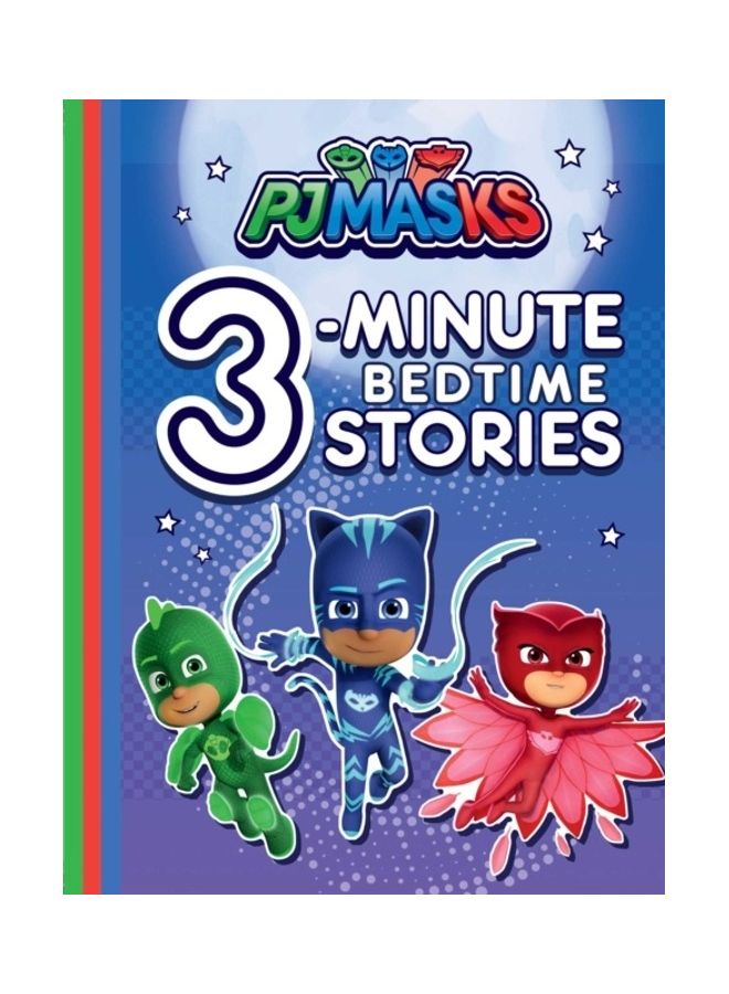 Pj Masks 3-Minute Bedtime Stories Hardcover English by Various - 44068 