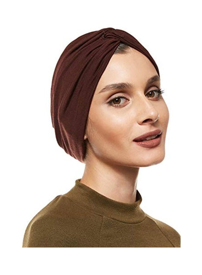 Shadow - Stretchable Turban Coffee Brown - Image 1