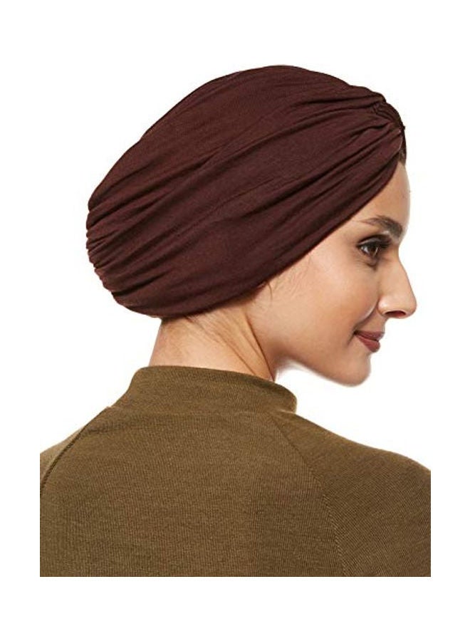 Shadow - Stretchable Turban Coffee Brown - Image 1