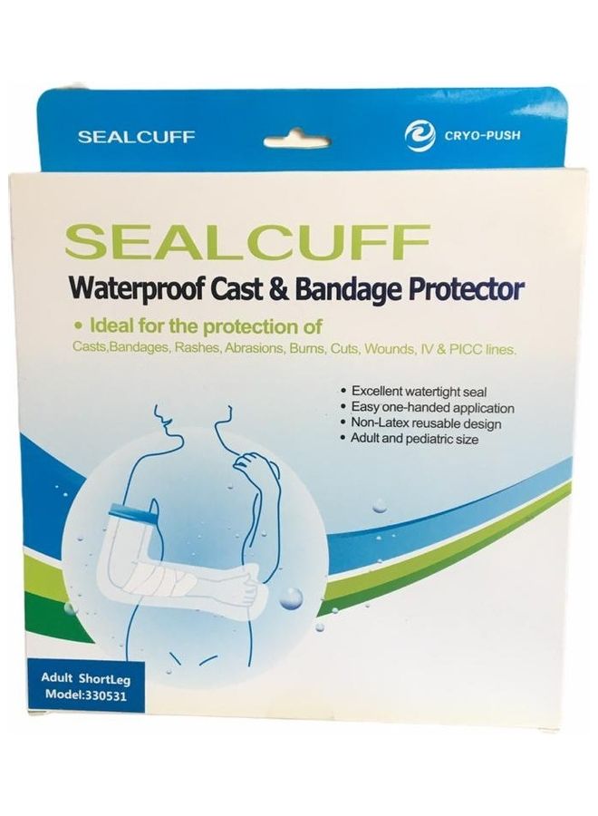 Adult Short Leg Waterproof Cast And Bandage Protector - Image 5