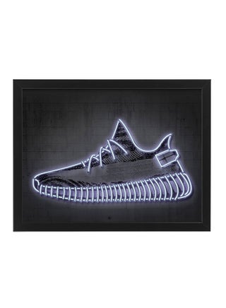 Yeezy Neon Wall Decor Poster With Frame Multicolour 30x40cm - v1612164892/N43125794A_1