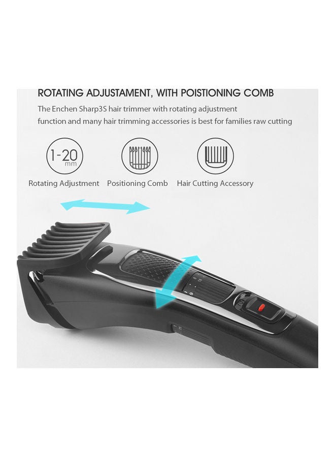 Hair Cutter And Trimmer Black 20 x 8 x 8cm - Image 4