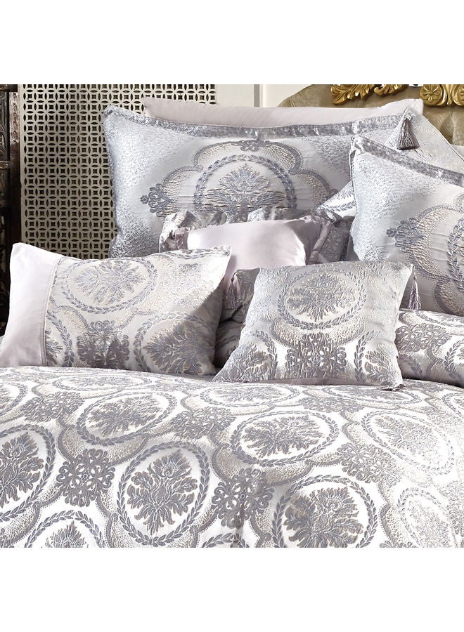 ريغال إن هاوس طقم لحاف من 12 قطعة، مقاس كينج cotton رمادي 240 x 260سم - Image 2