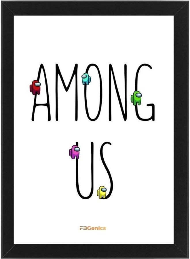 Among Us Frame Black
