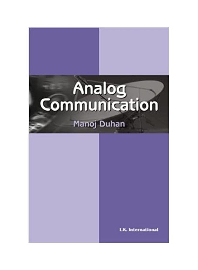 Analog Communication Paperback English by Manoj Duhan - 2008 