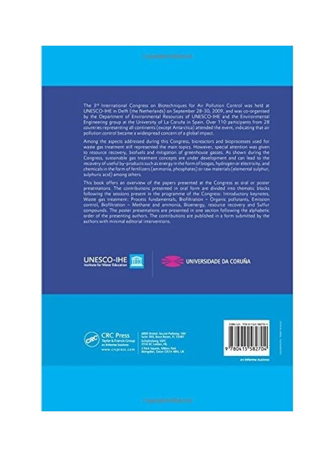 Biotechniques For Air Pollution Control Hardcover English by Jan Bartacek - 2010  - Image 2