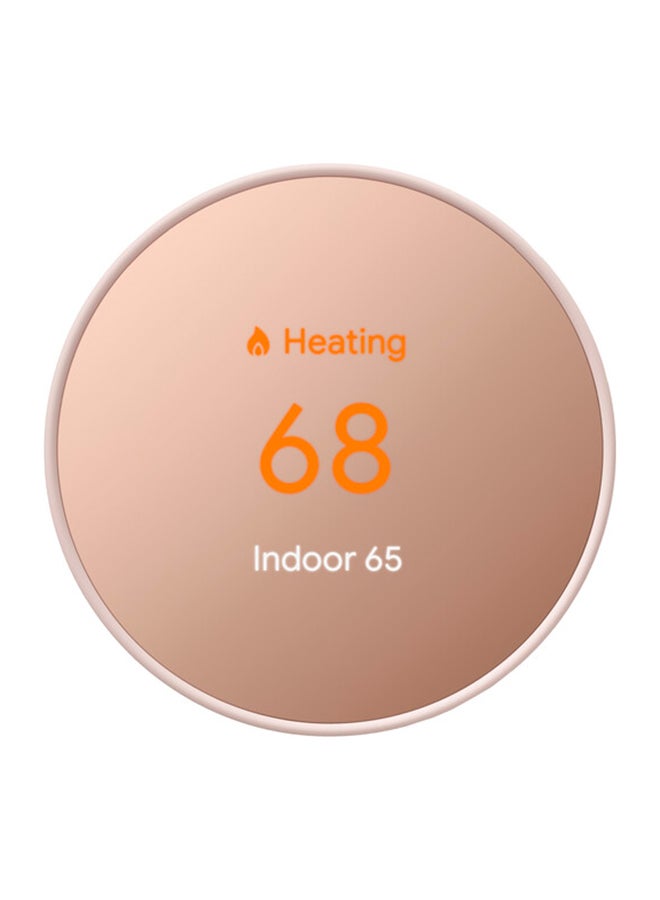 Energy Star Certified Modern Designed Programmable WiFi Smart Thermostat For Home Sand 3.3 x 3.3 x 1.07inch